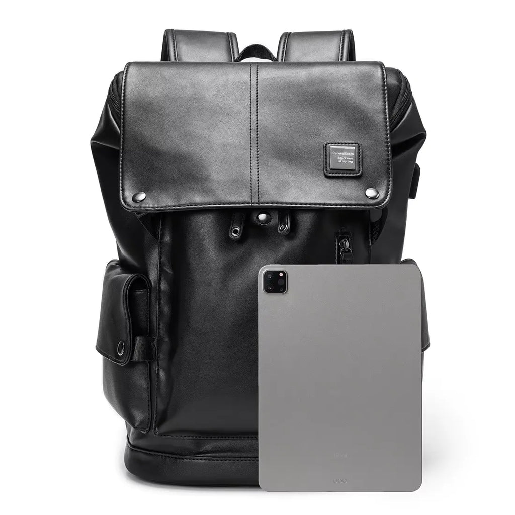 Mochila Executiva de Couro Premium + USB | Allegante Leather II