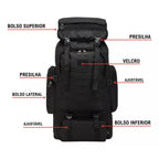 Mochila Cargueira 70 litros | Casualle Outdoor III - Alleganza