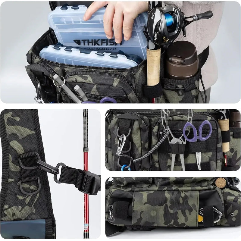 Mochila de Pesca Impermeável Basicalle Fishing - Alleganza