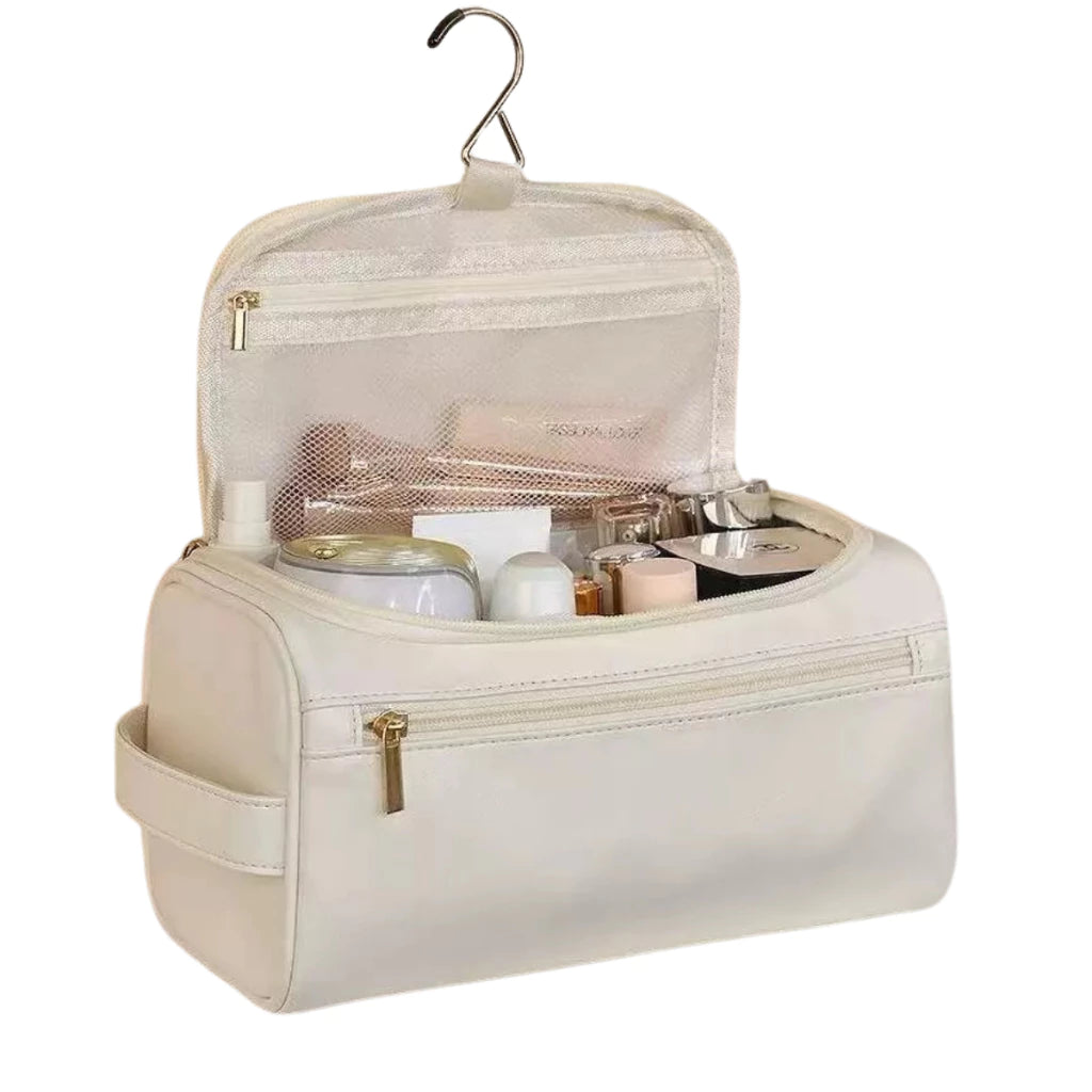 Necessaire de Couro Impermeável Unisex | Grande e Versátil | Basicalle Go