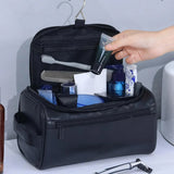 Necessaire de Couro Impermeável Unisex | Grande e Versátil | Basicalle Go