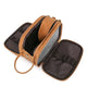 Necessaire de Couro com 3 Compartimentos | Basicalle Go II Marrom
