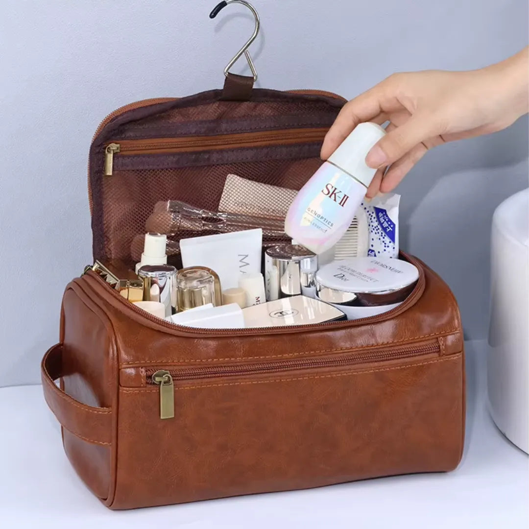 Necessaire Impermeável em Couro | Basicalle Go - Alleganza