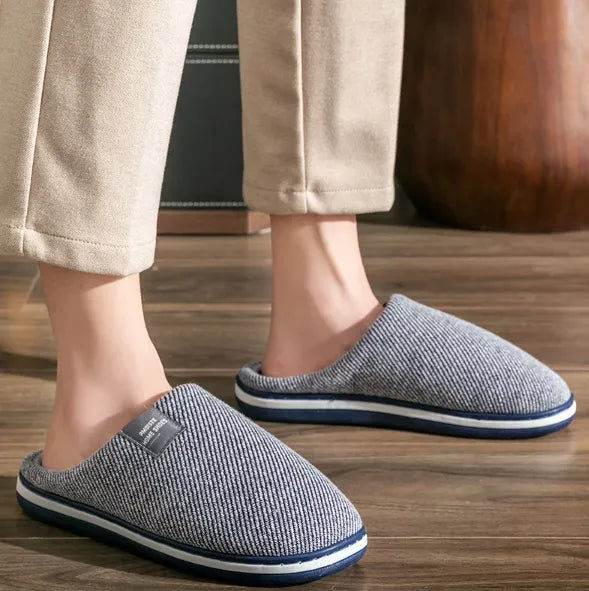 Pantufa de Inverno Basicalle Home Azul | Conforto e Estilo - Alleganza