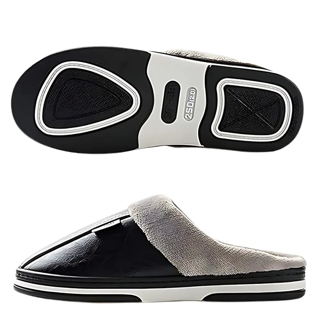 Pantufa de Couro Basicalle Relax - Alleganza