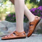 Sandália Masculina de Couro Casualle - Alleganza