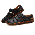 Sandália Masculina de Couro Casualle - Alleganza