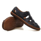 Sandália Masculina de Couro Casualle - Alleganza