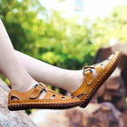 Sandália Masculina de Couro Casualle - Alleganza