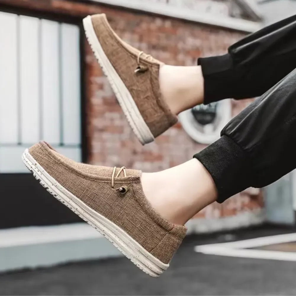 Sapatênis Casual de Lona Canvas | Leve e Sem Cadarços | Basicalle Urban