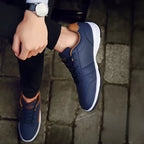 Sapatênis Masculino de Couro Casualle Comfort - Alleganza