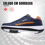 Sapatênis Masculino de Couro Casualle Comfort - Alleganza