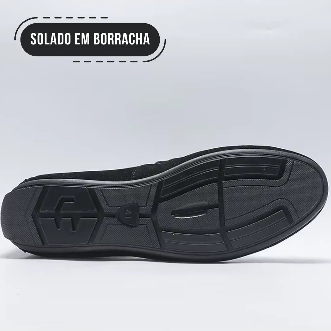 Mocassim Masculino de Camurça Allegante - Alleganza