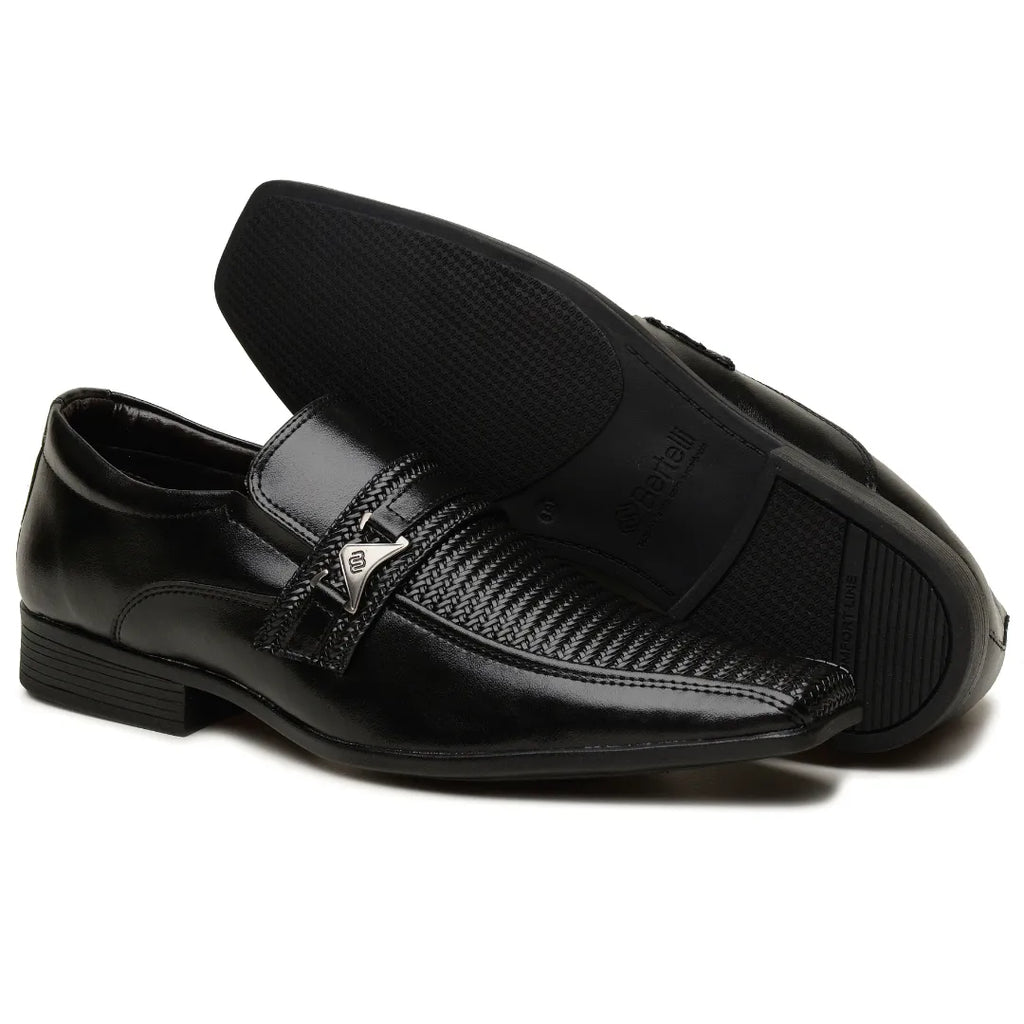 Sapato Social Masculino de Couro Trançado | Allegante Men II - Alleganza