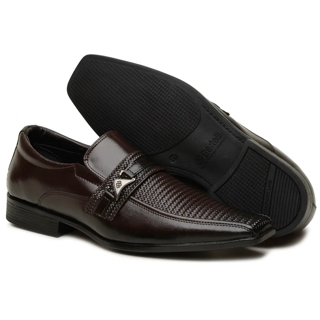 Sapato Social Masculino de Couro Trançado | Allegante Men II - Alleganza