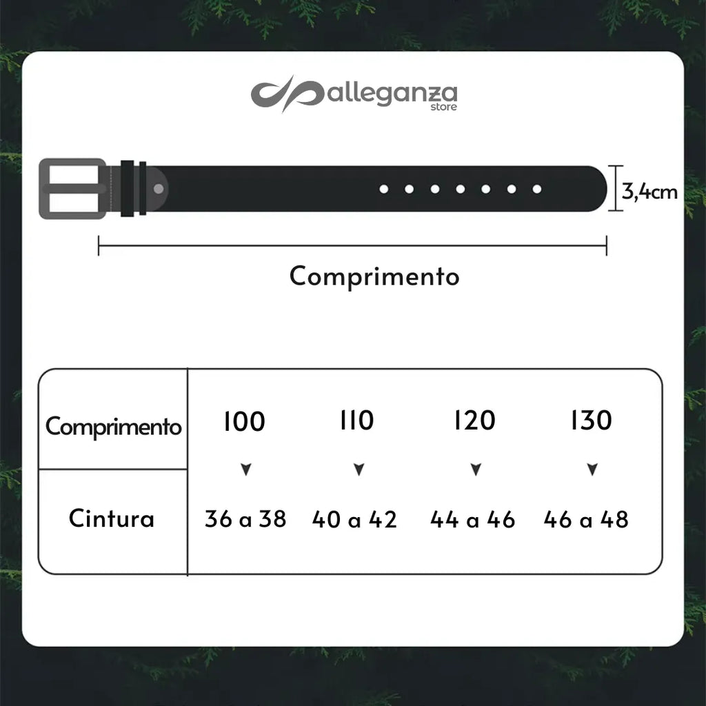 Cinto Masculino Elástico de Lona | Basicalle Men - Alleganza