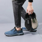 Tênis Casual Masculino Slip-On em Camurça Respirável com Solado Antiderrapante | Basicalle